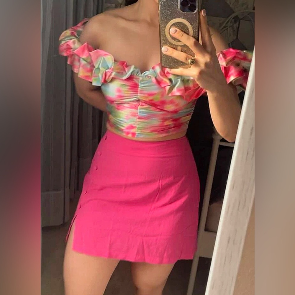 Pink Skirt in (size 8)